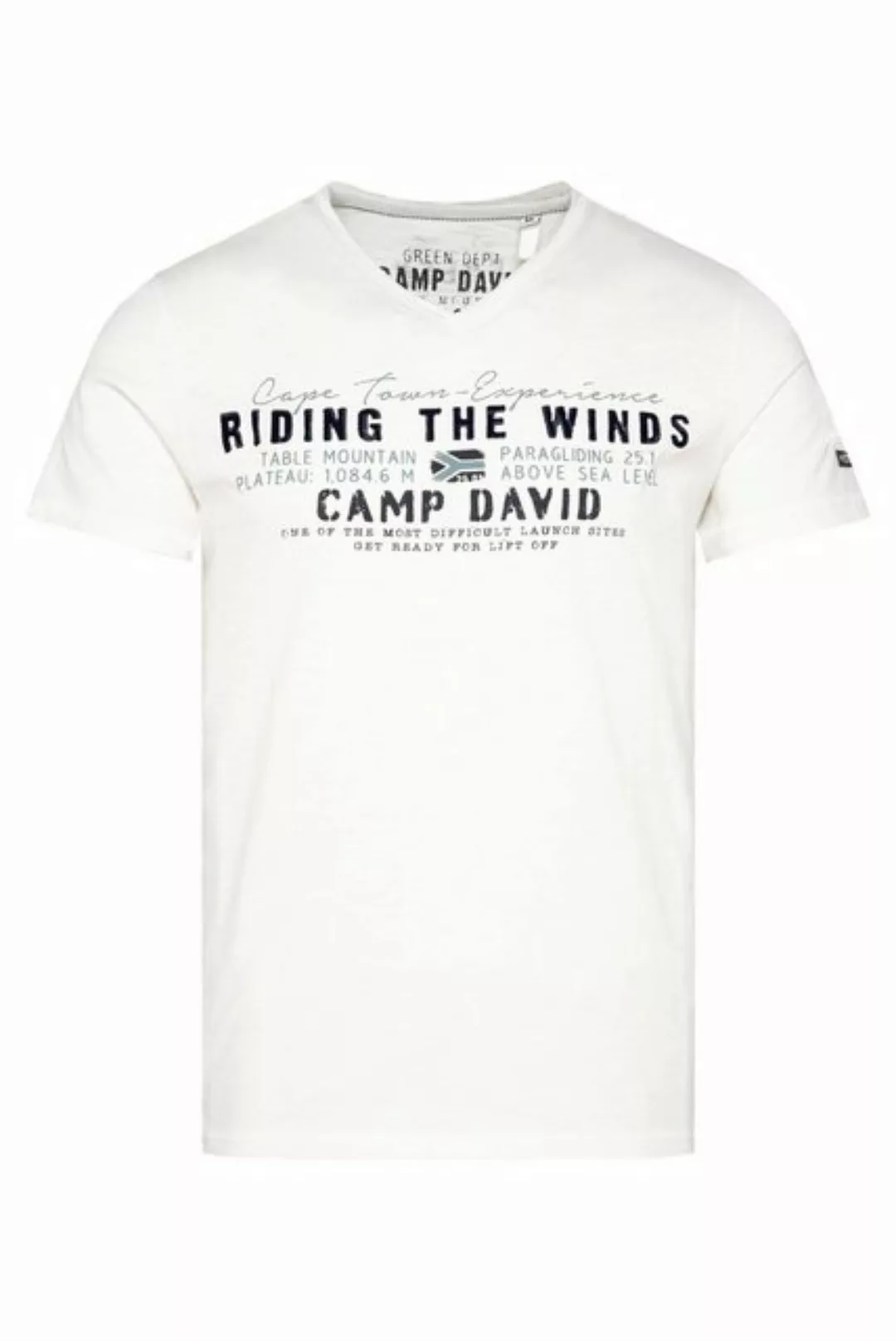 CAMP DAVID T-Shirt T-Shirt PARAGLIDING CAPE TOWN Kurzarmshirt (1-tlg) günstig online kaufen