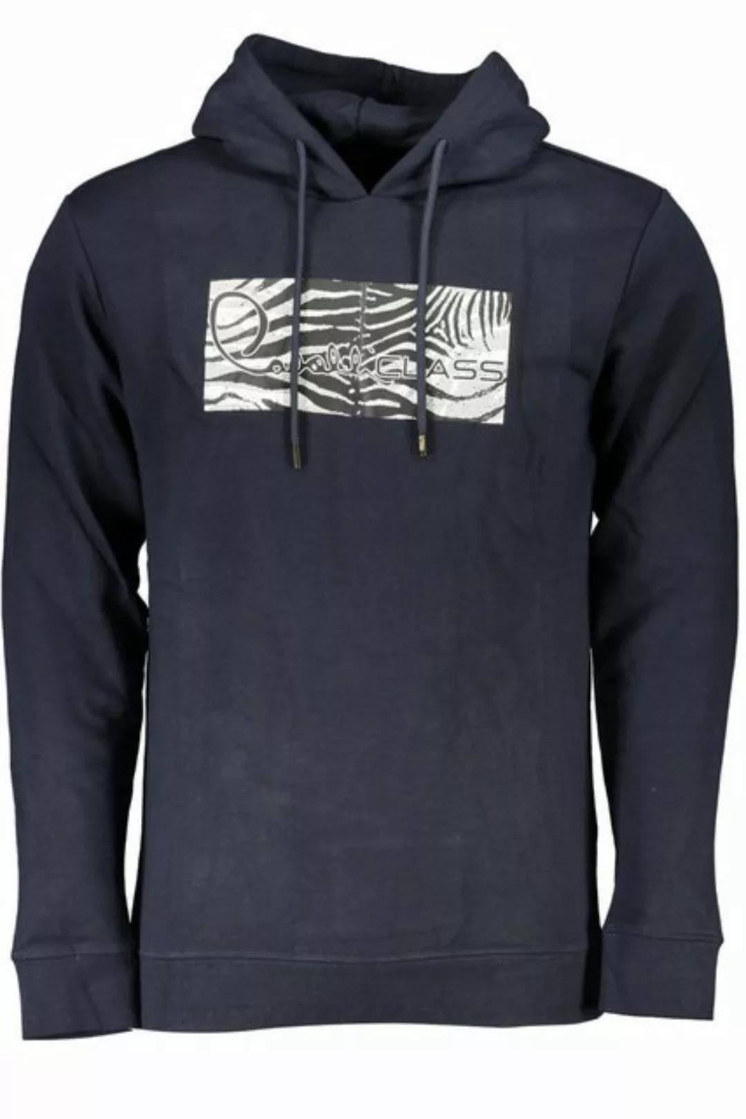 Cavalli Class Sweatshirt Blaues Herren-Sweatshirt ohne Reißverschluss: günstig online kaufen