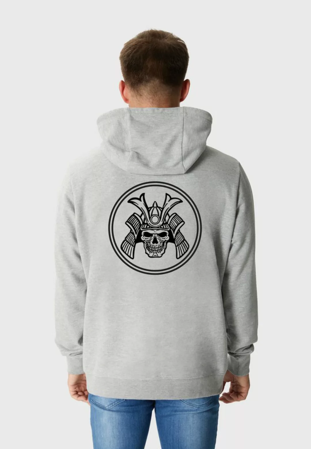 Oldskull Hoodie Basic Samurai Backprint Logo günstig online kaufen