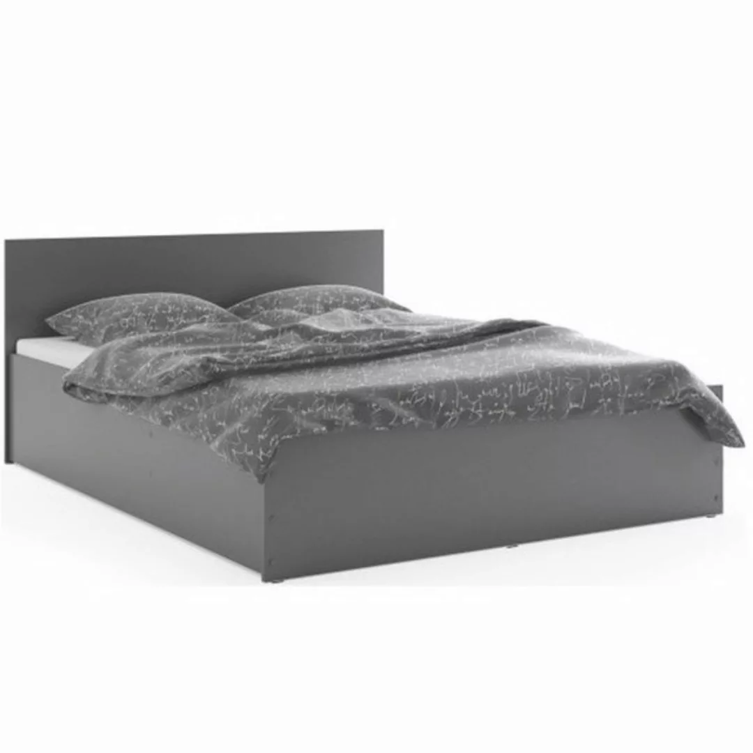 pressiode Bettgestell mit Lattenrost Jugendbett Doppelbett Bettkasten 80x20 günstig online kaufen