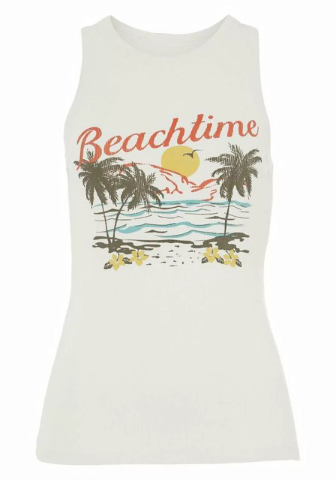 Beachtime Tanktop (Packung, 2-tlg) mit tropischem Druck günstig online kaufen