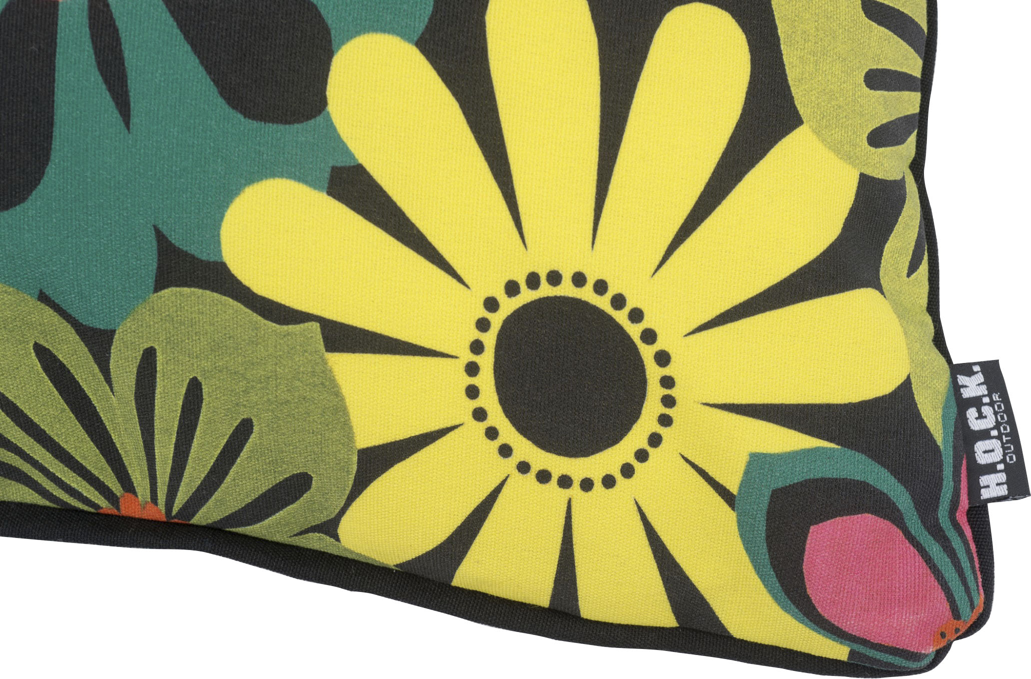 H.O.C.K. Dekokissen »Luciana«, in Blumen-Optik, Kissenhülle mit Füllung, 1 günstig online kaufen