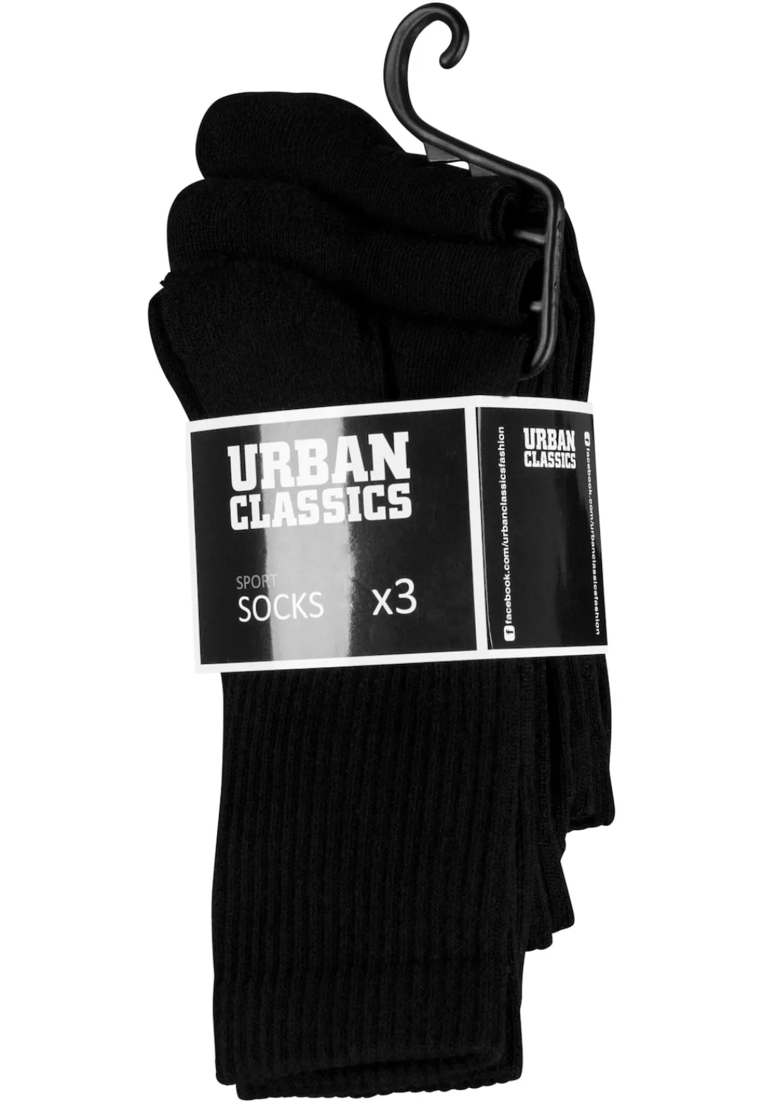 URBAN CLASSICS Strümpfe "Urban Classics Unisex Sport Socks 3-Pack", (1 Paar günstig online kaufen