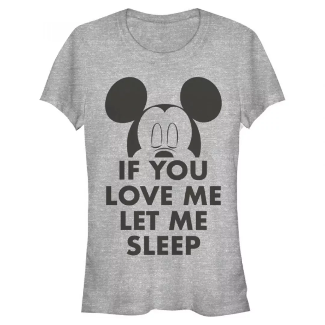 Disney - Micky Maus - Micky Maus Let Me Sleep - Frauen T-Shirt günstig online kaufen