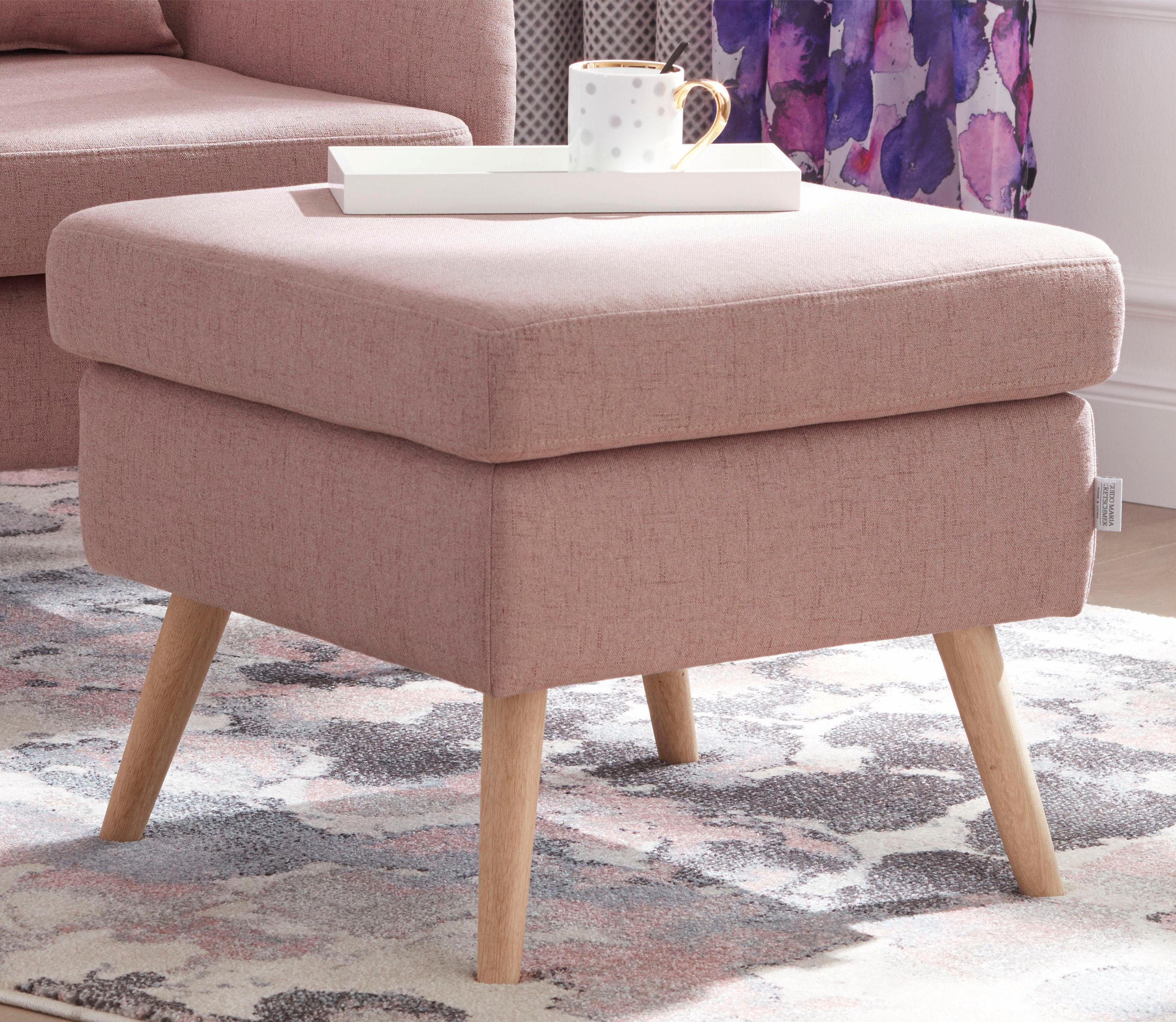 Home affaire Hocker "Salla", Bezug auch in Luxus-Microfaser in Teddyfellopt günstig online kaufen