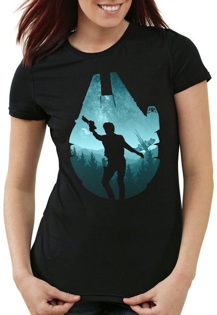 style3 T-Shirt Schmuggler Solo rasender falke endor star krieg wars der ste günstig online kaufen