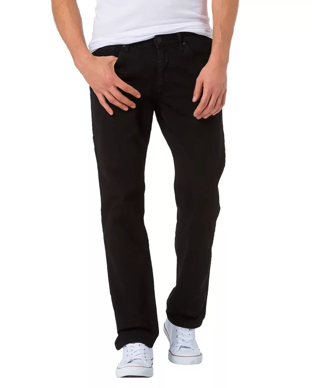 Cross Jeans Herren Jeans Antonio - Relax Fit - Black günstig online kaufen