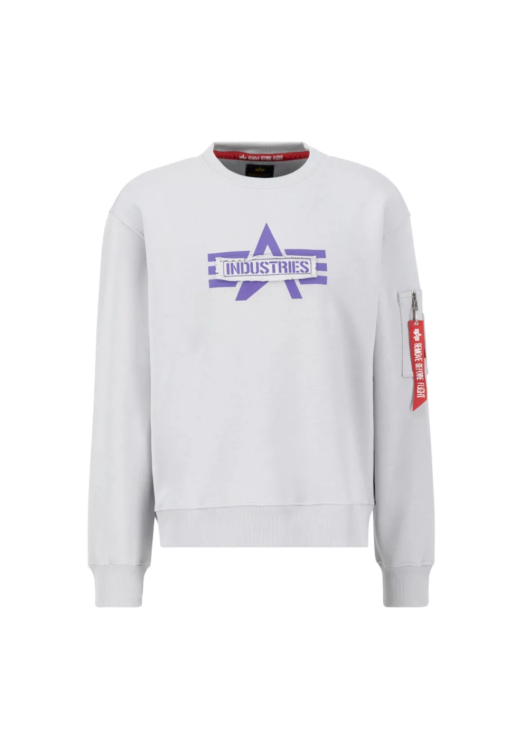 Alpha Industries Sweater "Alpha Industries Men - Sweatshirts Logo Edge Crew günstig online kaufen