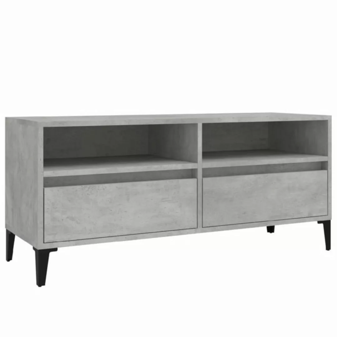 Vidaxl Tv-schrank Betongrau 100x34,5x44,5 Cm Holzwerkstoff günstig online kaufen