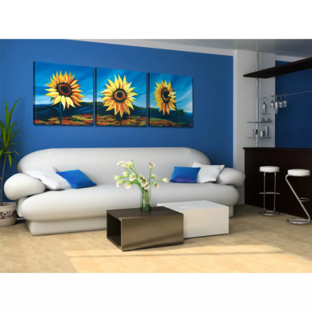 Wandbild Sonnenblumen  XXL günstig online kaufen