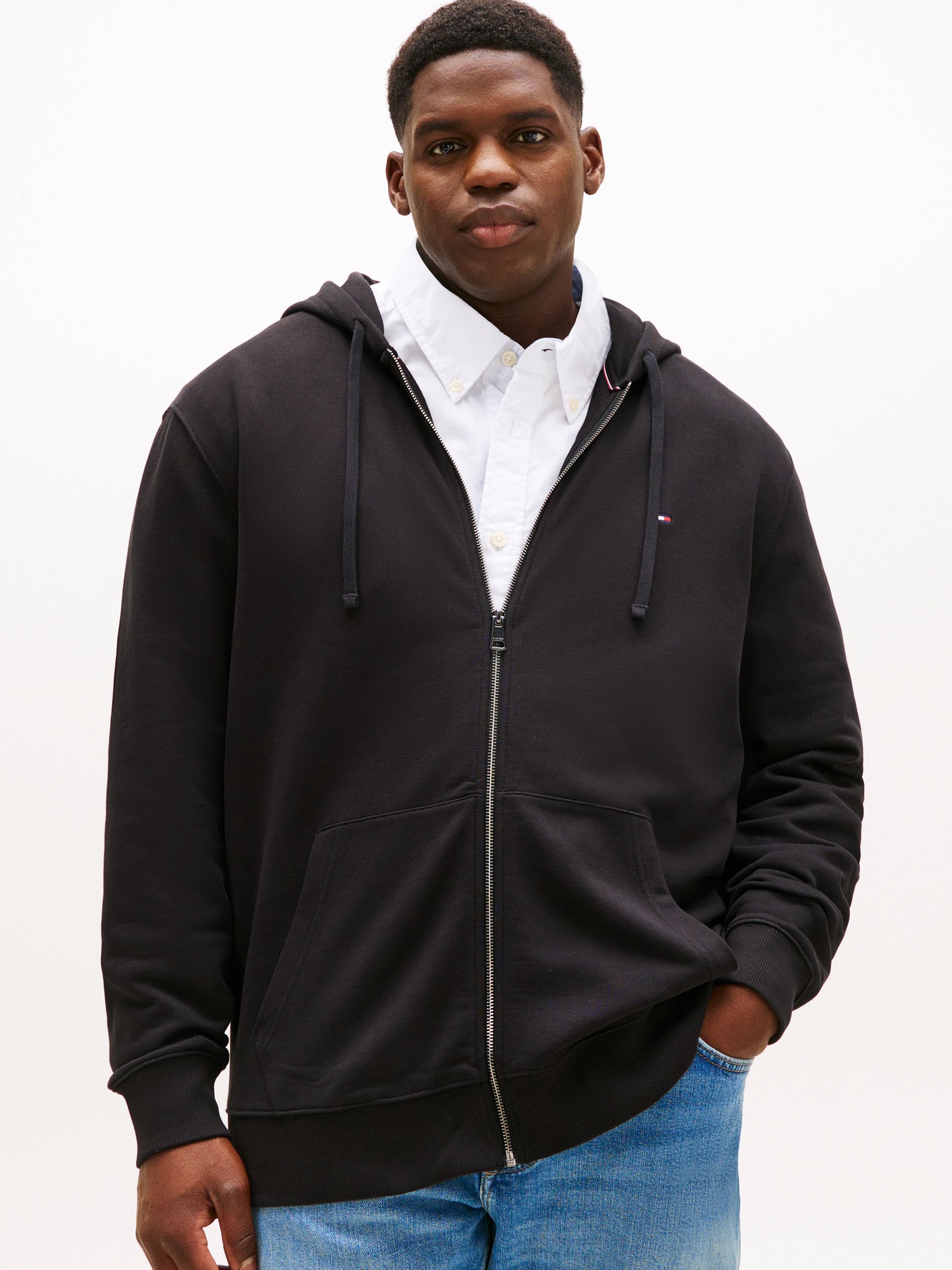 Tommy Hilfiger Big & Tall Kapuzensweatjacke "BT-ESSENTIAL TERRY ZIP THROUGH günstig online kaufen