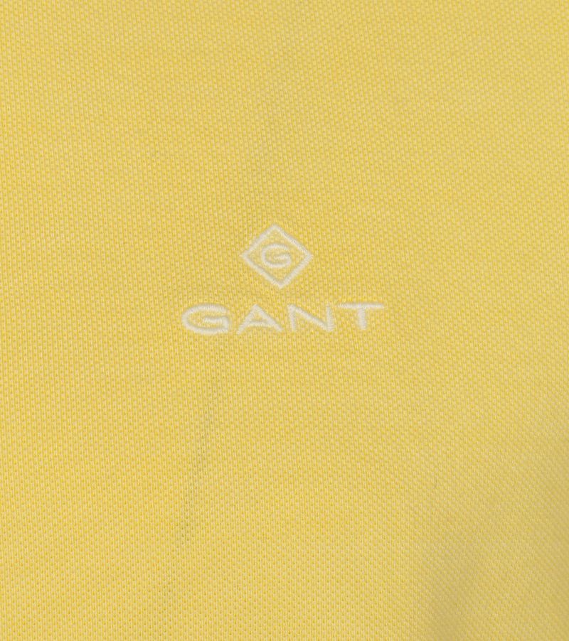 Gant Sunfaded Polo Shirt Gelb - Größe M günstig online kaufen