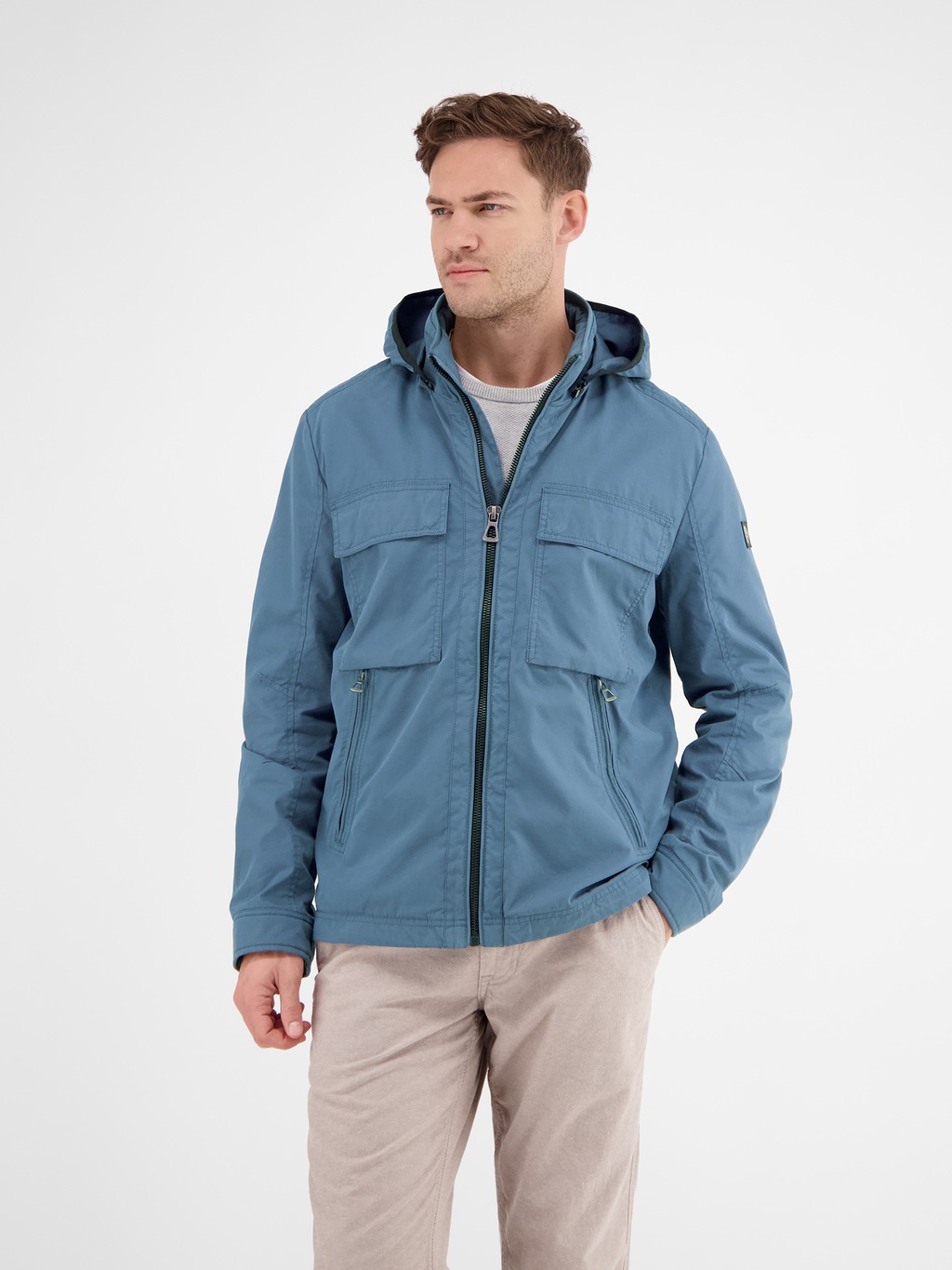 LERROS Outdoorjacke "LERROS Shell-Blouson mit Kapuze", mit Kapuze, Wasser- günstig online kaufen