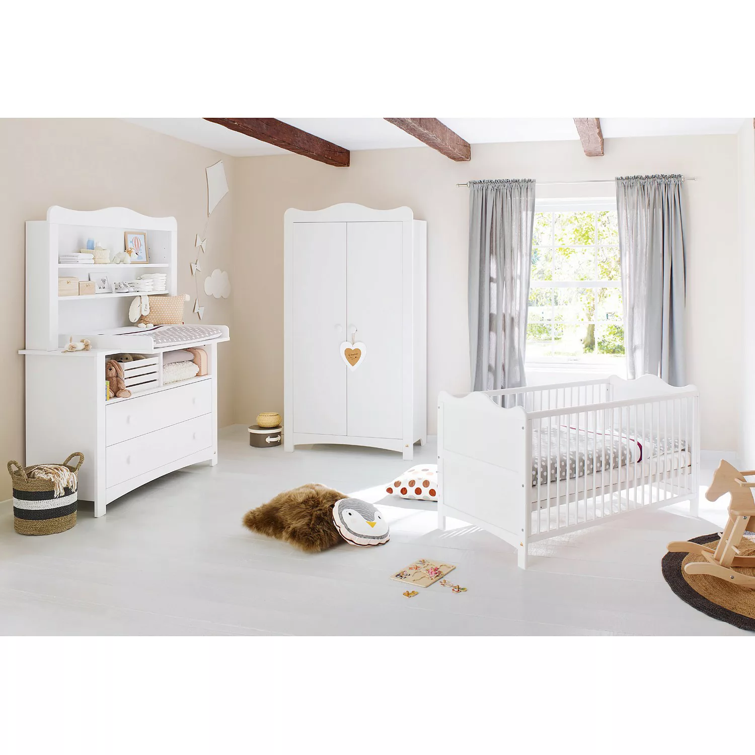 home24 Babyzimmerset Florentina V (4-teilig) günstig online kaufen