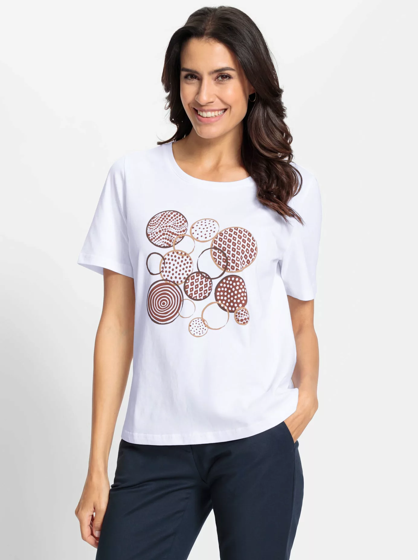 Inspirationen Rundhalsshirt "Kurzarm-Shirt", (1 tlg.) günstig online kaufen