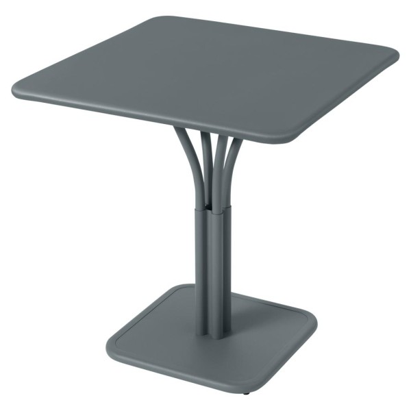 Luxembourg Kleiner Outdoor-Tisch 71x71 cm Gewittergrau günstig online kaufen