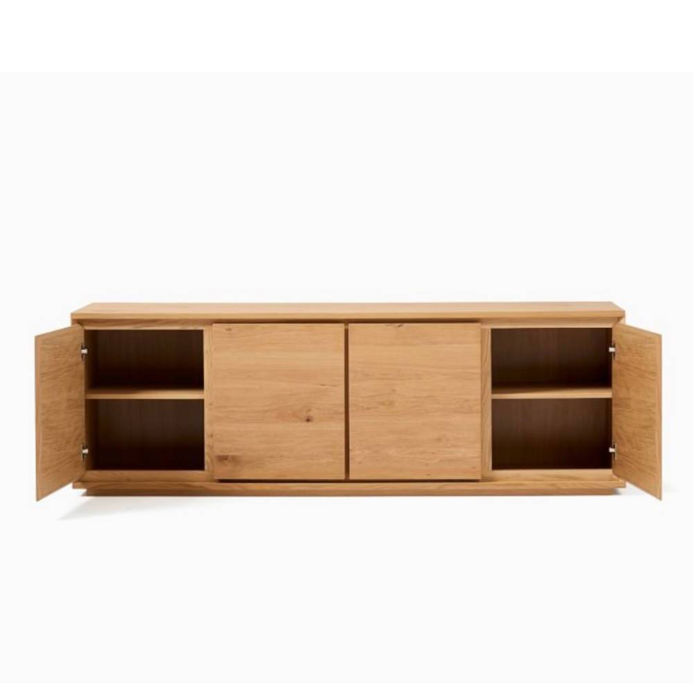 Sideboard TV Board mit Türen in Asteichefarben günstig online kaufen