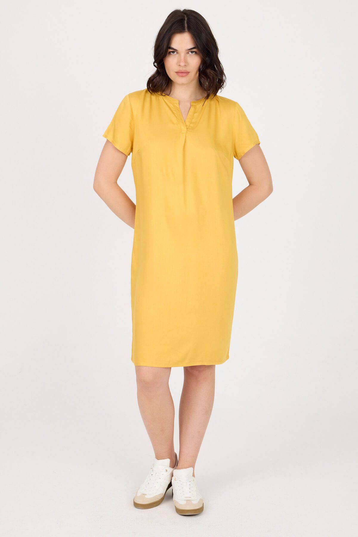 Phistan Midikleid Damenkleid aus Viskose – günstig online kaufen