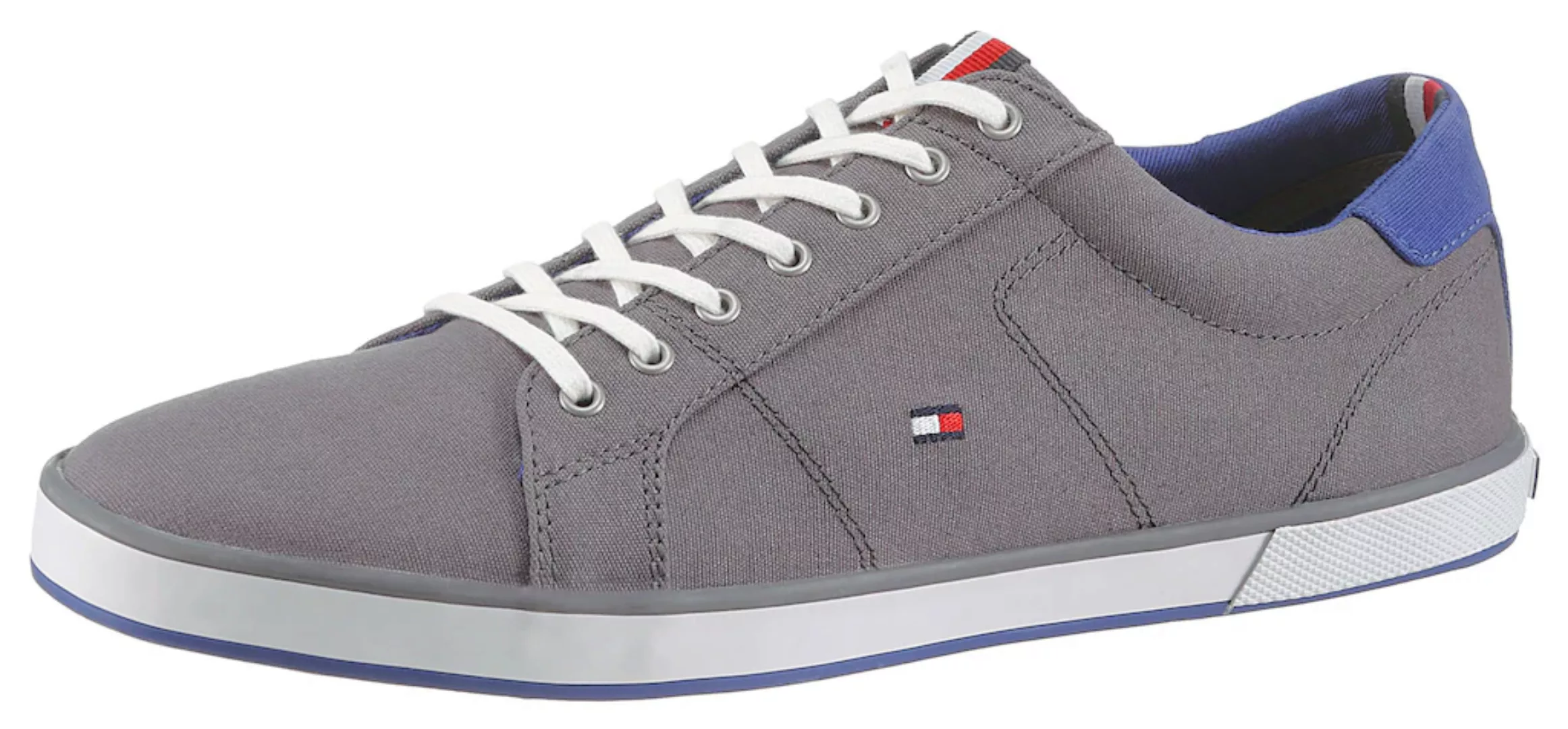 Tommy Hilfiger Baumwoll-Sneaker mit Kontrasteinsatz günstig online kaufen