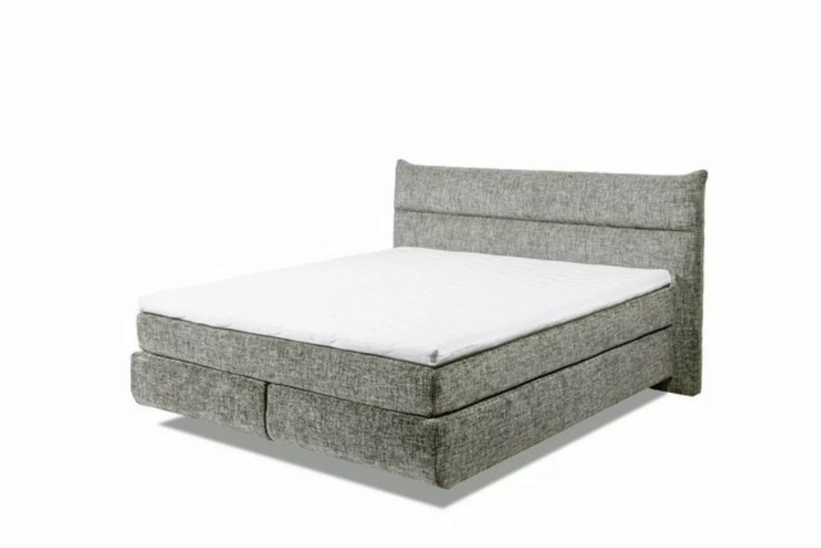 freiraum Boxspringbett ZANDVOORT, 7-Zonen, Topper, Härtegrad 2/3, grau, 180 günstig online kaufen