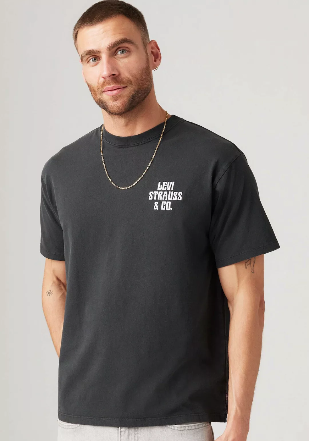 Levi's® Kurzarmshirt VINTAGE FIT GRAPHIC TEE mit Logoprint günstig online kaufen