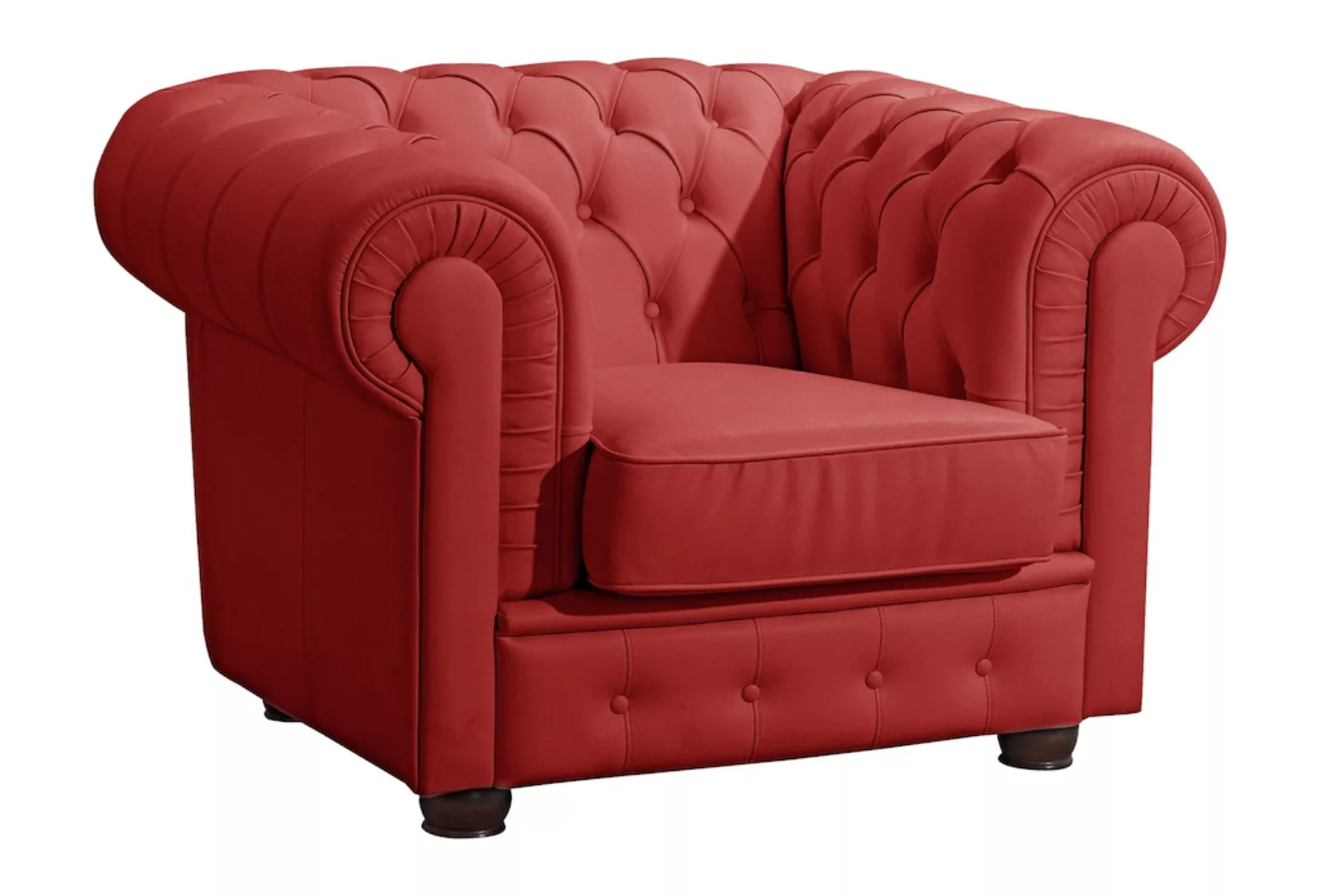 Max Winzer® Chesterfield-Sessel »Windsor, Loungesessel«, mit edler Knopfhef günstig online kaufen