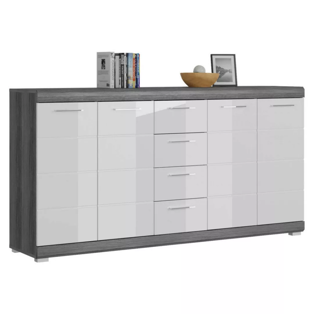 Kommode   ¦ weiß ¦ Maße (cm): B: 165 H: 85 Kommoden & Sideboards > Kommoden günstig online kaufen