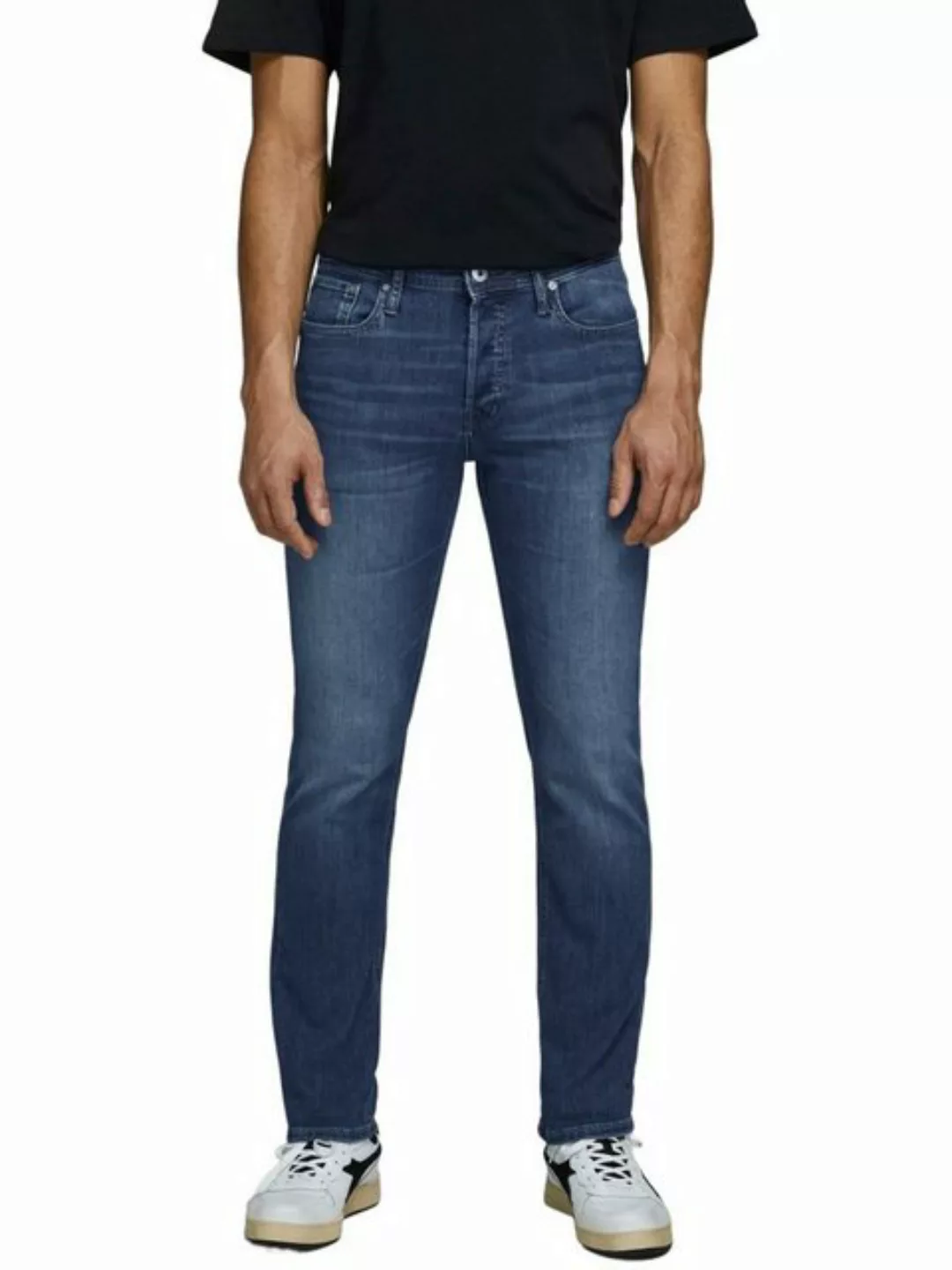 Jack & Jones Herren Jeans JJIGLENN JJORIGINAL AM 814 - Slim Fit - Blau - Bl günstig online kaufen