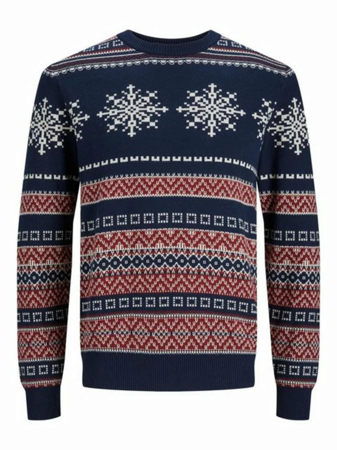 Jack & Jones Strickpullover JORSNOWBALL KNIT CREW NECK günstig online kaufen