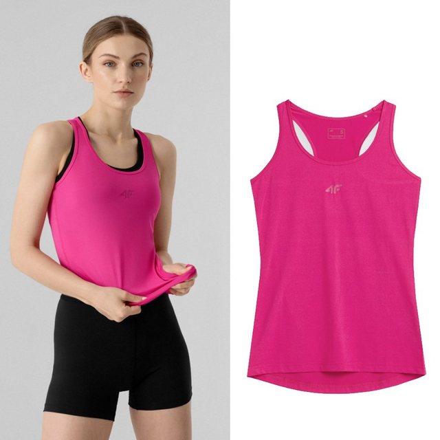 4F Kurzarmshirt 4F - Damen Fitness Tank Top Sportshirt, pink günstig online kaufen