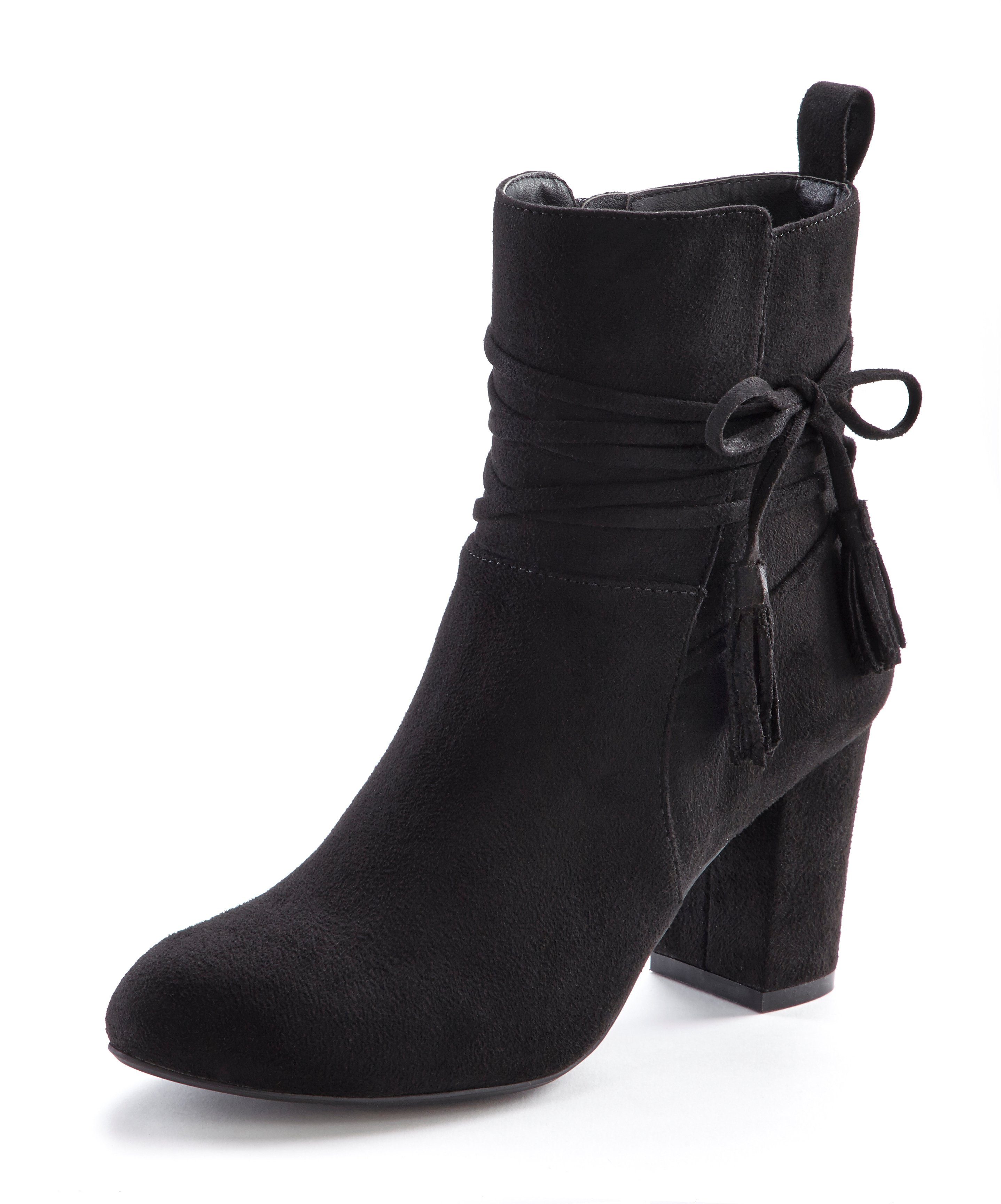LASCANA Stiefelette, mit Blockabsatz, High-Heel-Stiefelette, Ankle Boots, S günstig online kaufen