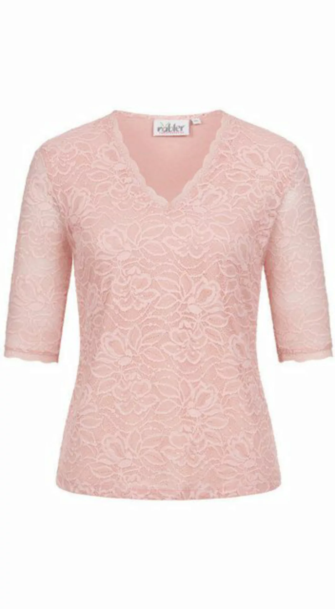 Nübler Dirndlbluse Trachtenblse kurzarm Frieda in Rose von Nübler günstig online kaufen