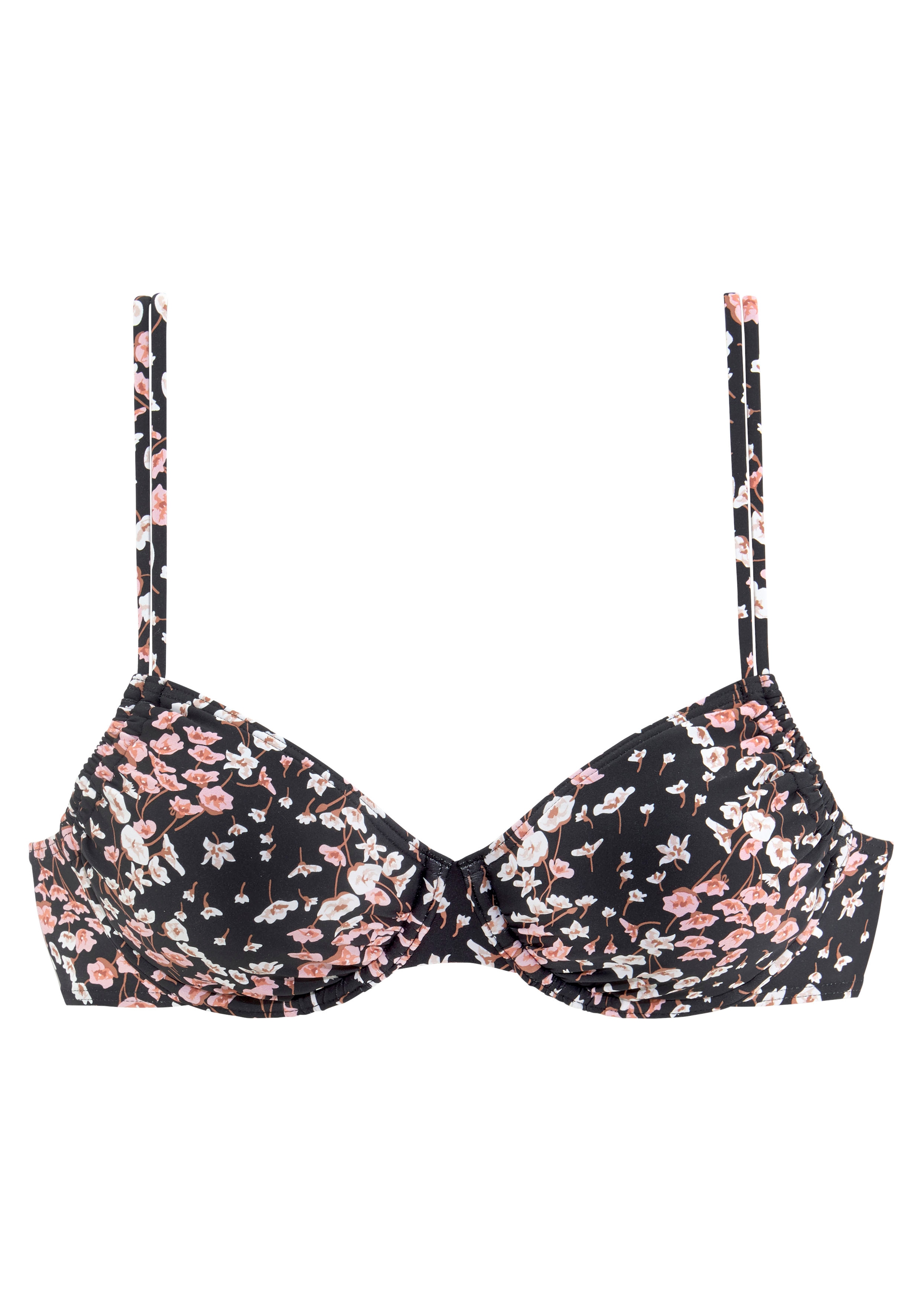 LASCANA Bügel-Bikini-Top "Blair", mit floralem Design günstig online kaufen