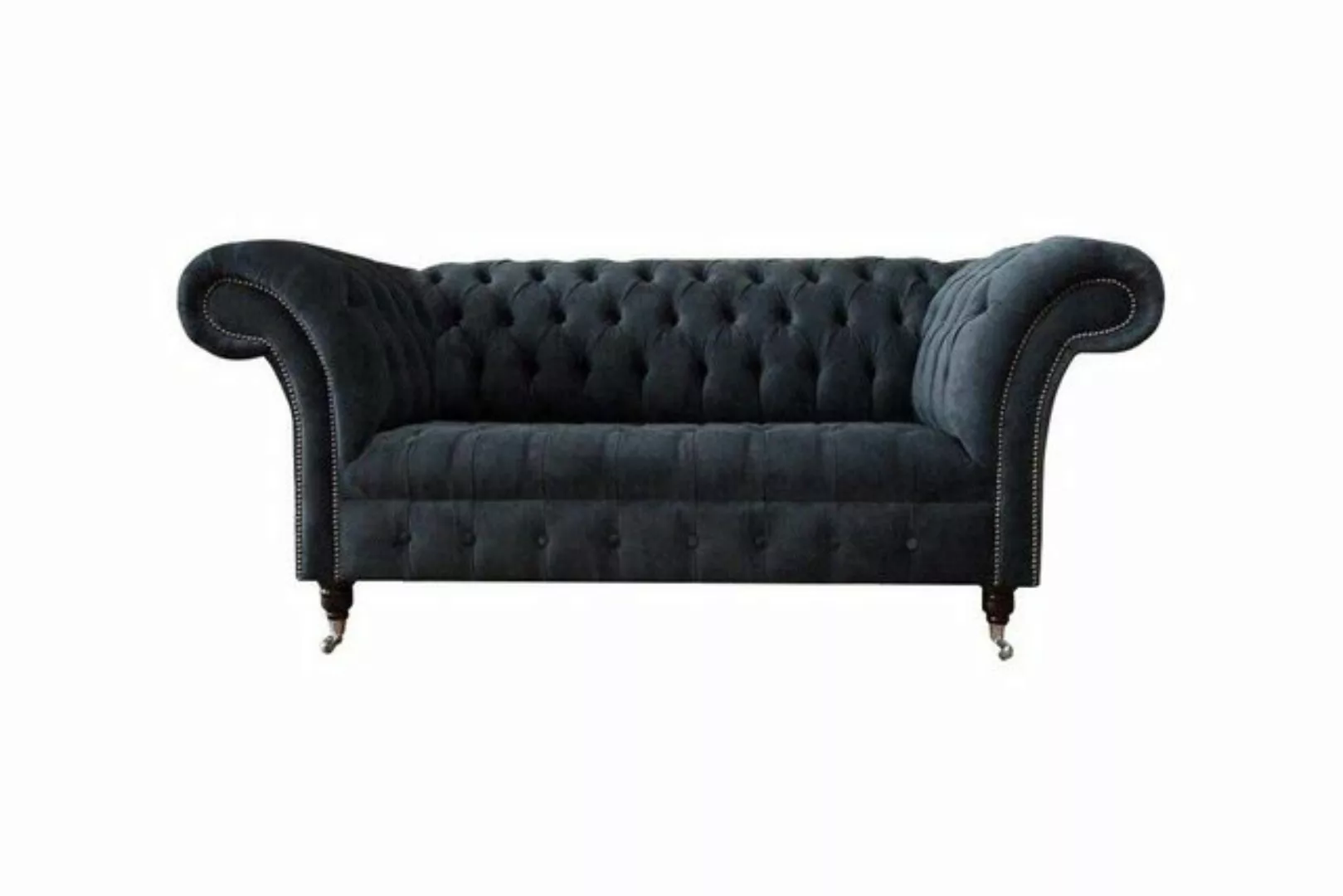 JVmoebel Sofa Sofa 2 Sitzer Couch Design Chesterfield Sitz Luxus Textil Pol günstig online kaufen