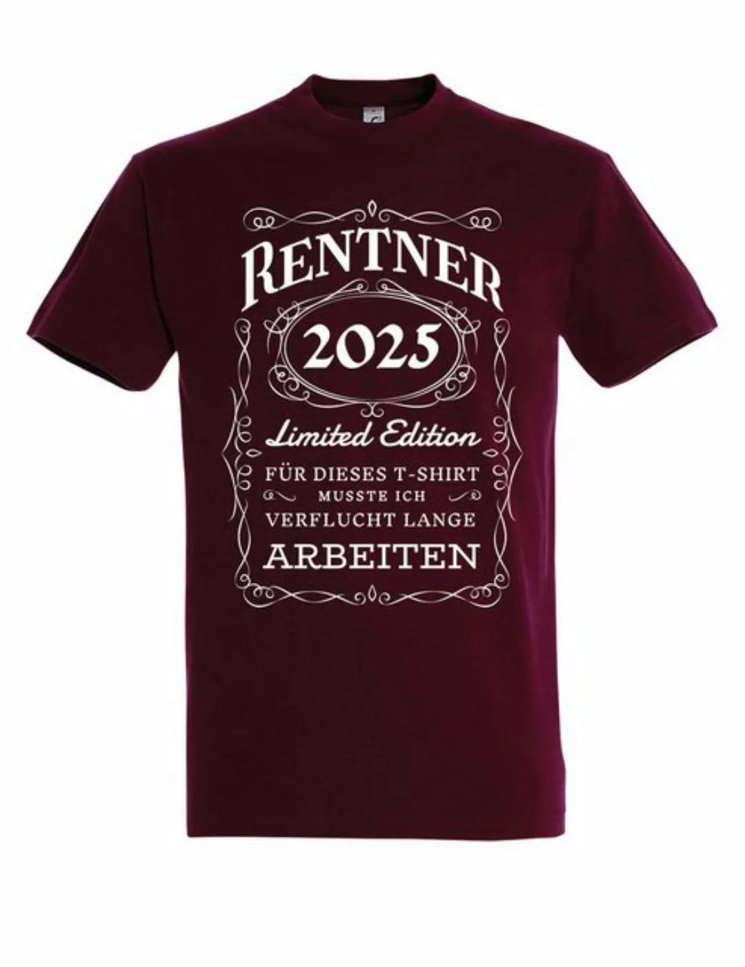 Youth Designz T-Shirt RENTNER 2025 Herren T-Shirt Rente Geschenk mit lustig günstig online kaufen