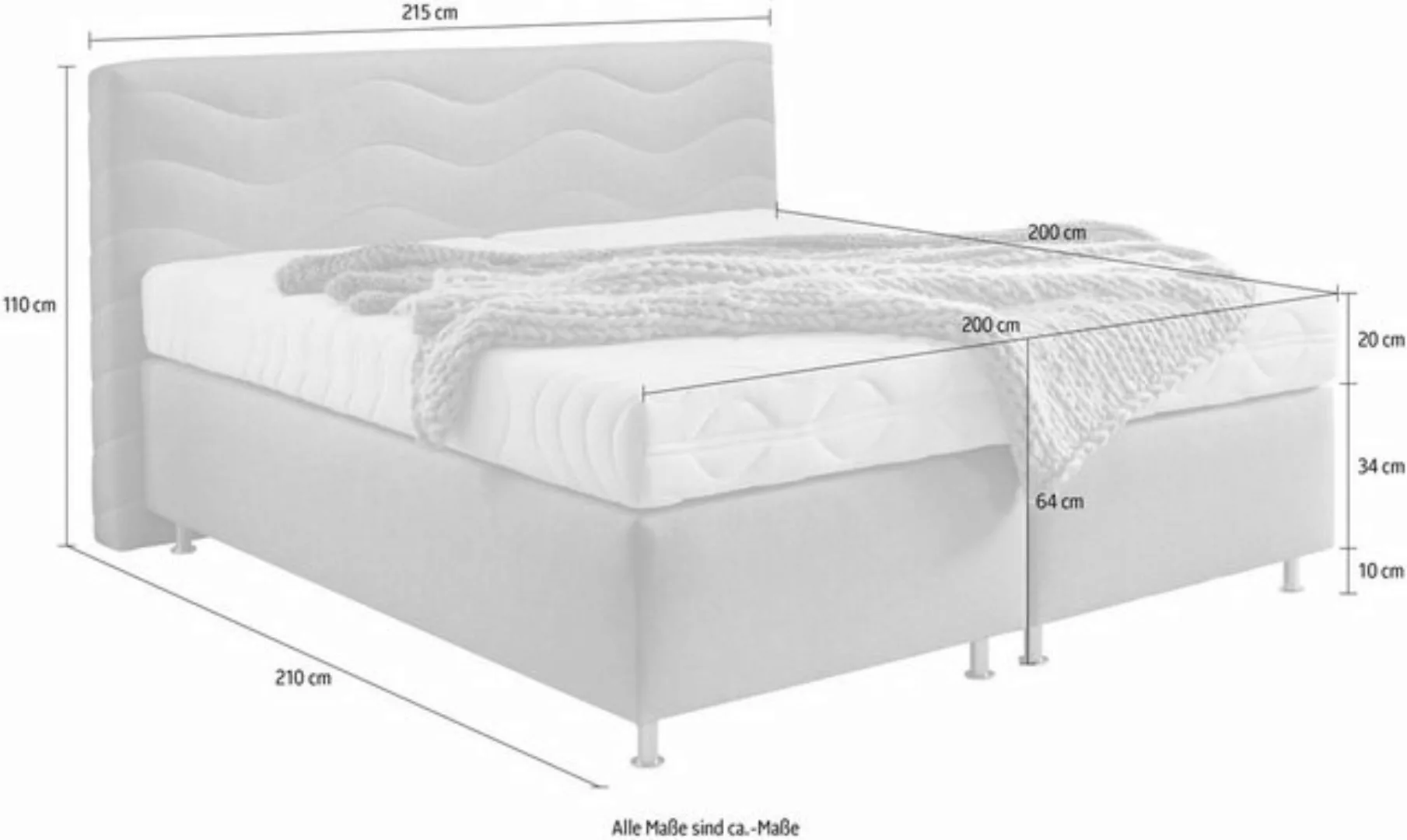 Westfalia Schlafkomfort Boxspringbett Sigma günstig online kaufen