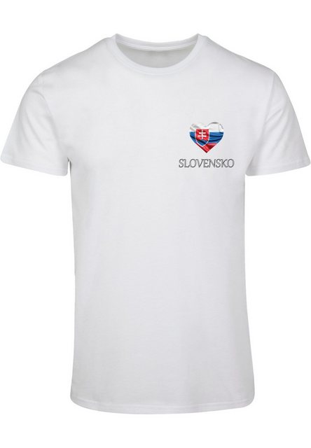 Merchcode T-Shirt Merchcode Merchcode Football - Slovakia T-shirt (1-tlg) günstig online kaufen