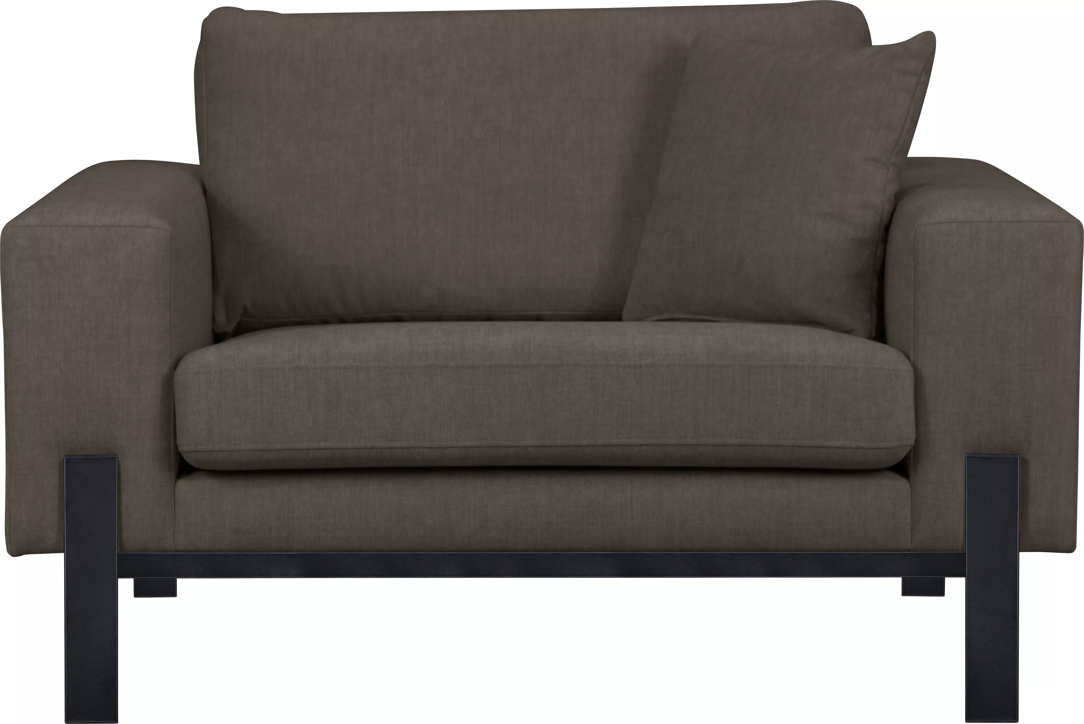 OTTO products Loveseat »Ennis Sessel Metallgestell«, Verschiedene Bezugsqua günstig online kaufen