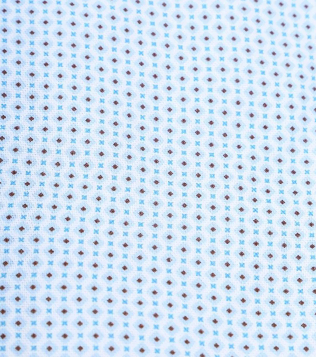 Suitable Hemd Druck Hellblau - Größe 42 günstig online kaufen