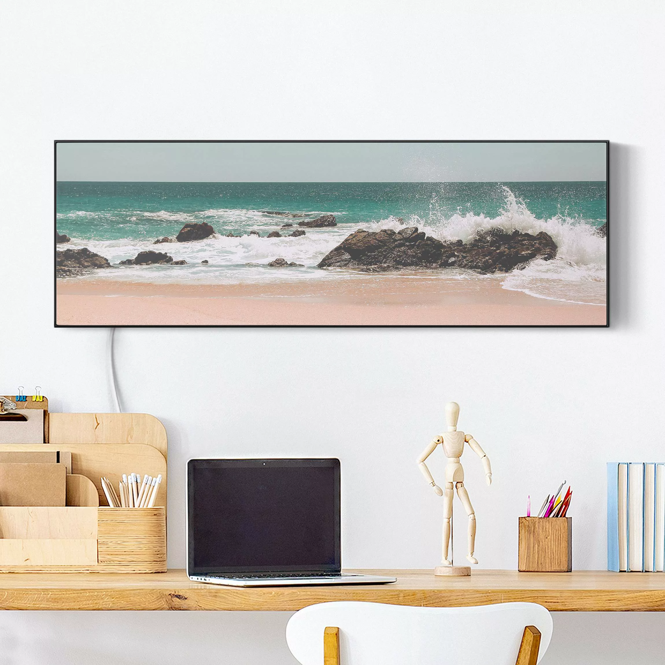 LED-Wechselbild Sonniger Strand Mexico günstig online kaufen