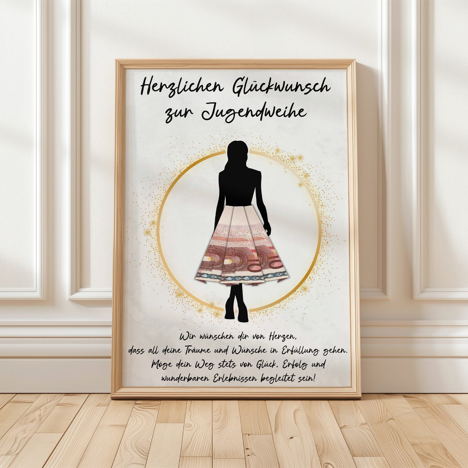 Tigerlino Poster Geldgeschenk Jugendweihe Geschenkidee Mädchen günstig online kaufen