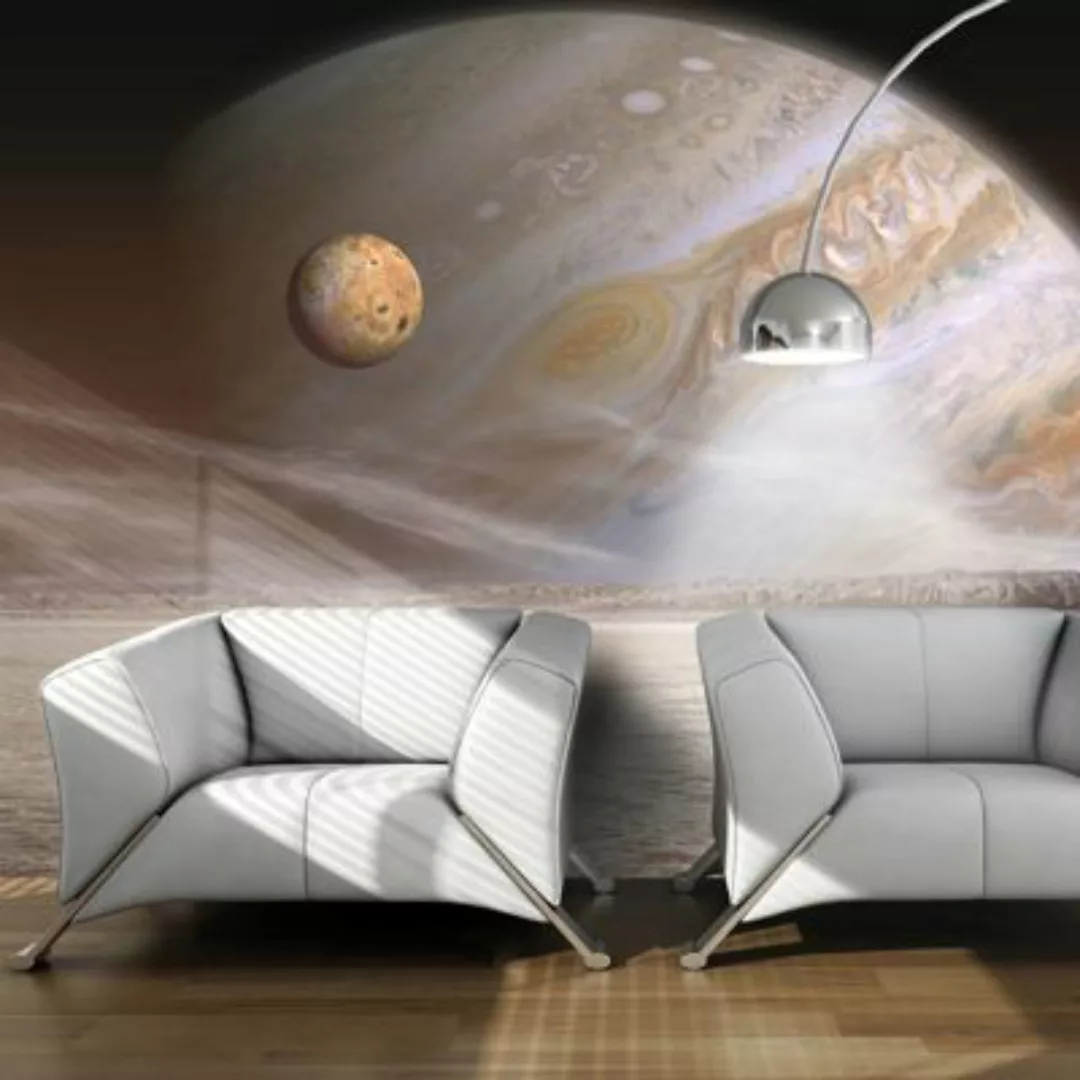 artgeist Fototapete Kleiner und großer Planet mehrfarbig Gr. 350 x 270 günstig online kaufen