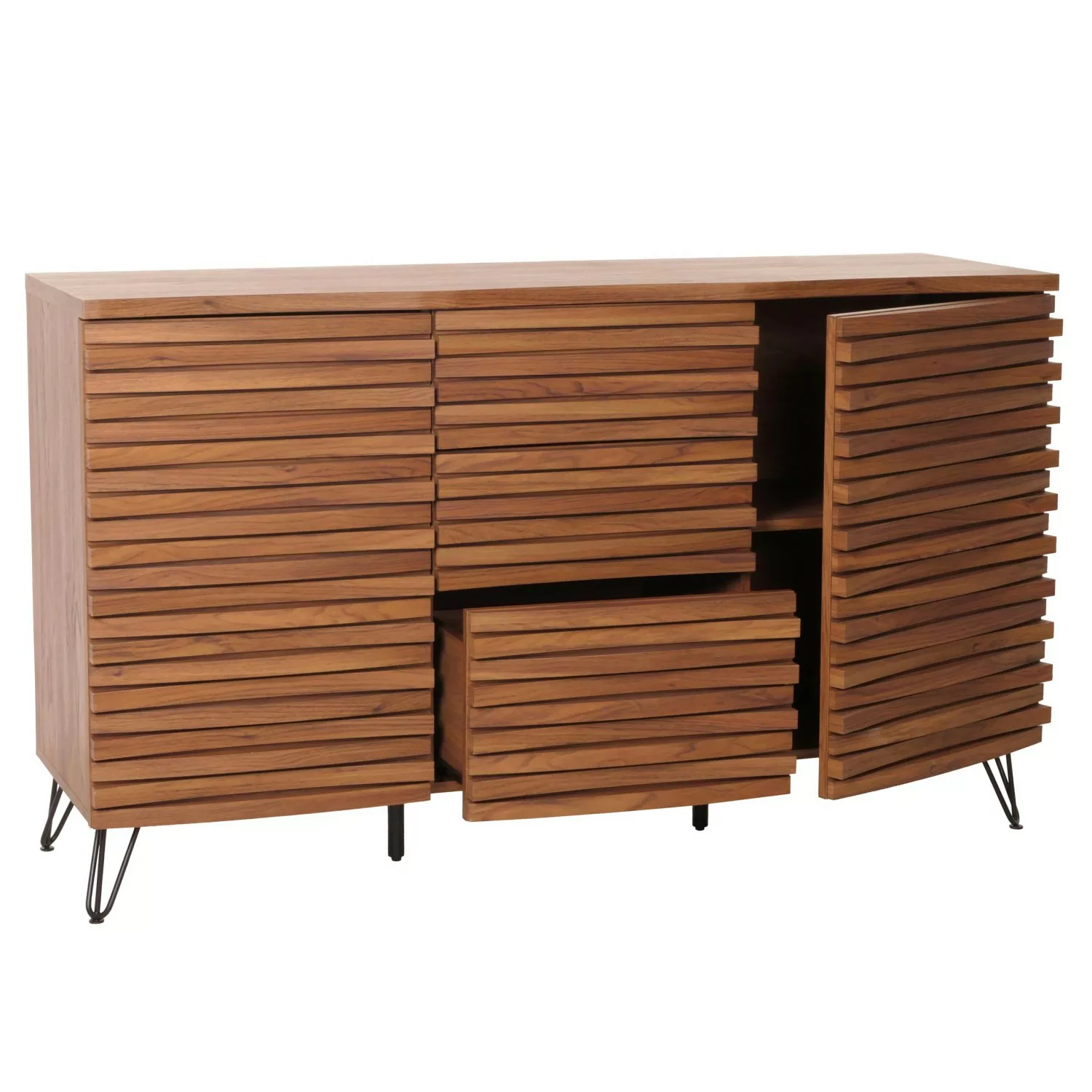 MCW Sideboard M49 Walnuss-Optik günstig online kaufen