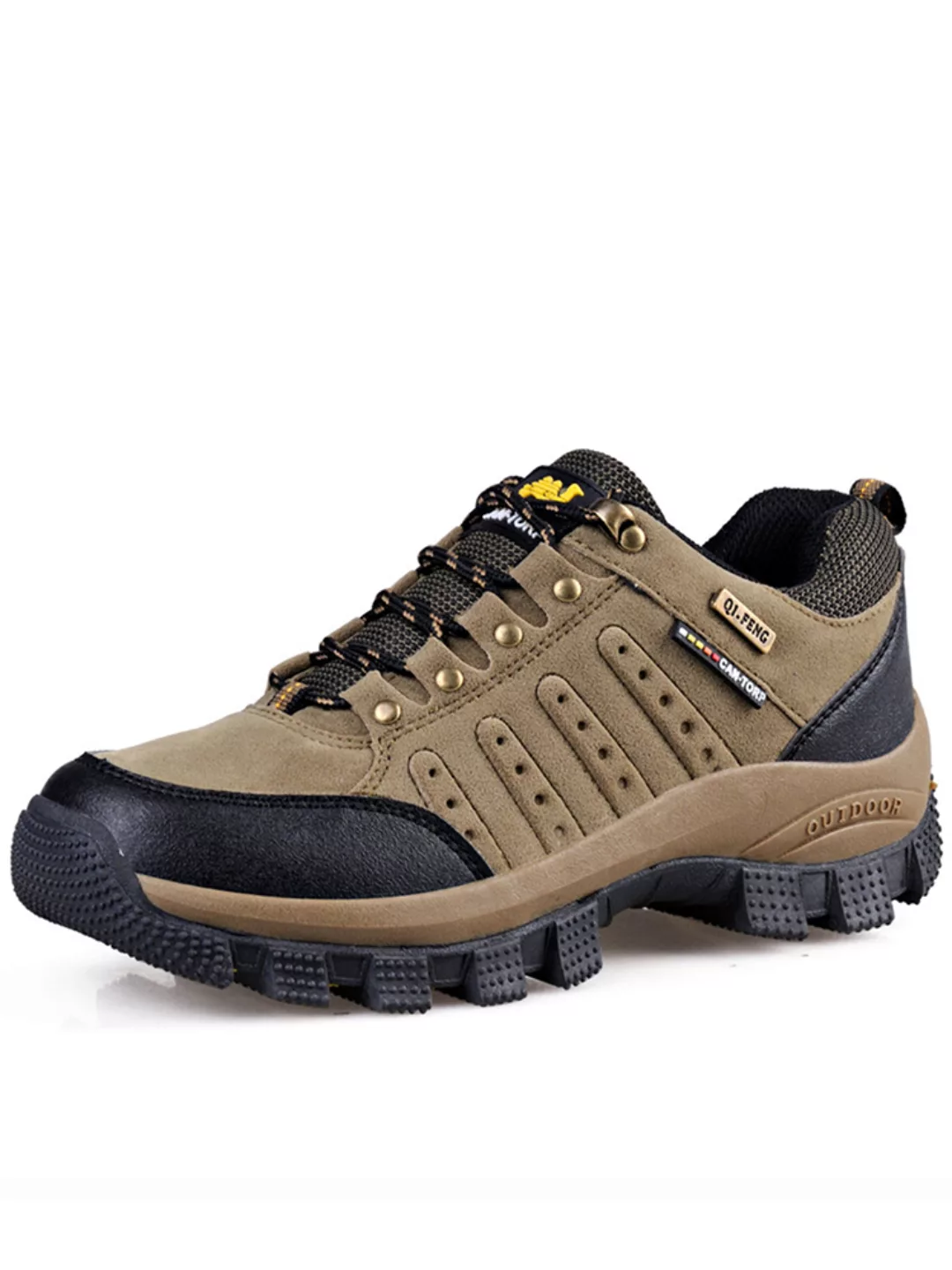 Große Herren Outdoor Silp Resistant Lace Up Wandersneaker günstig online kaufen