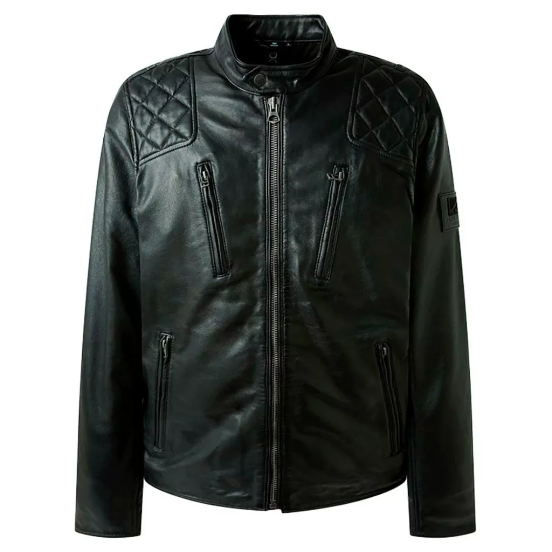 Pepe Jeans Pearson Leder Jacke S Black günstig online kaufen