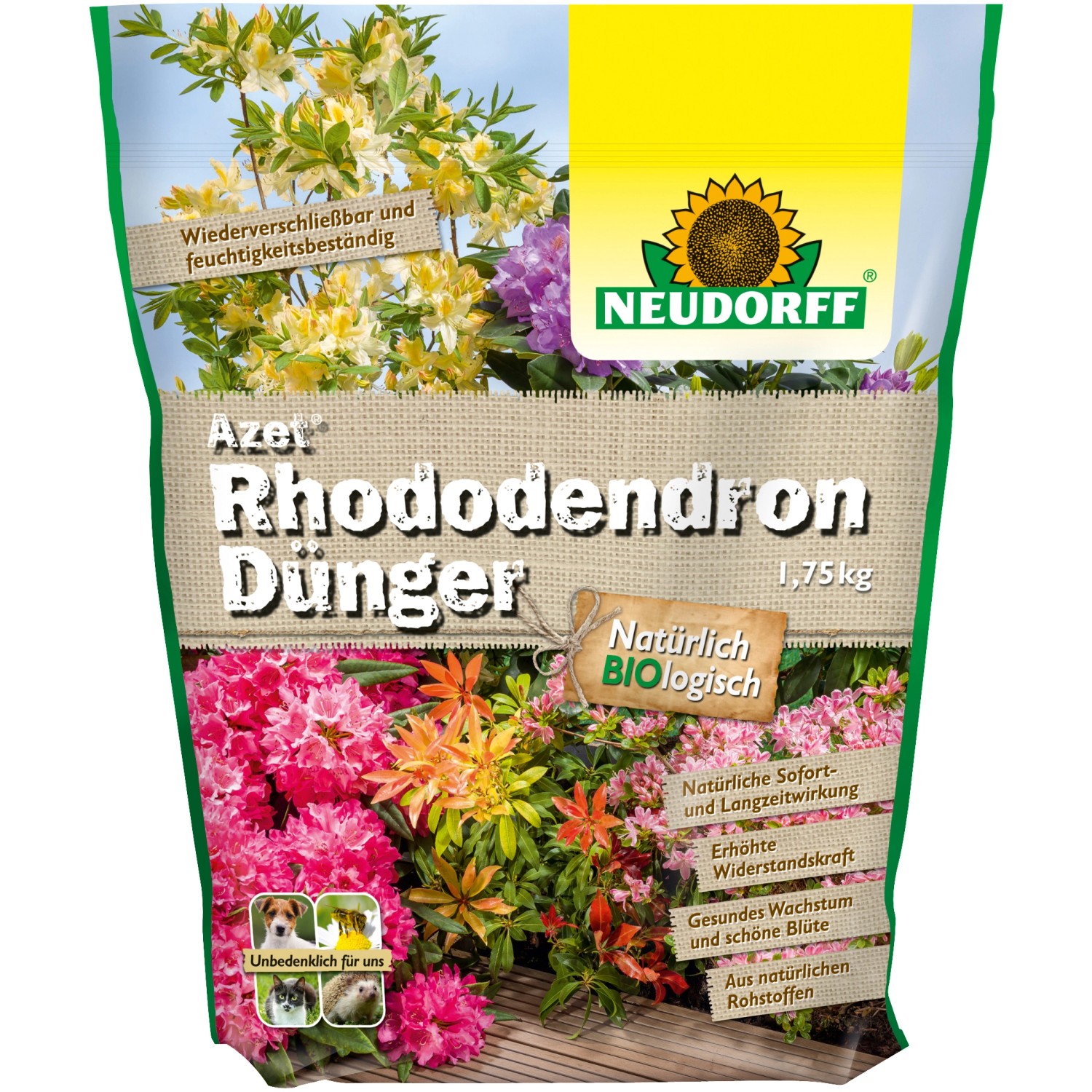 Neudorff Azet Rhododendron-Dünger 1,75 kg günstig online kaufen