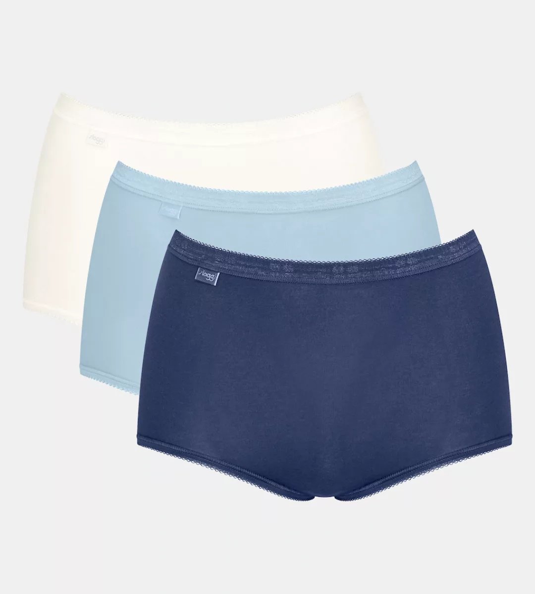 sloggi Maxislip "Basic+", (3er Pack), Baumwollmischung, weiche Nähte, Singl günstig online kaufen