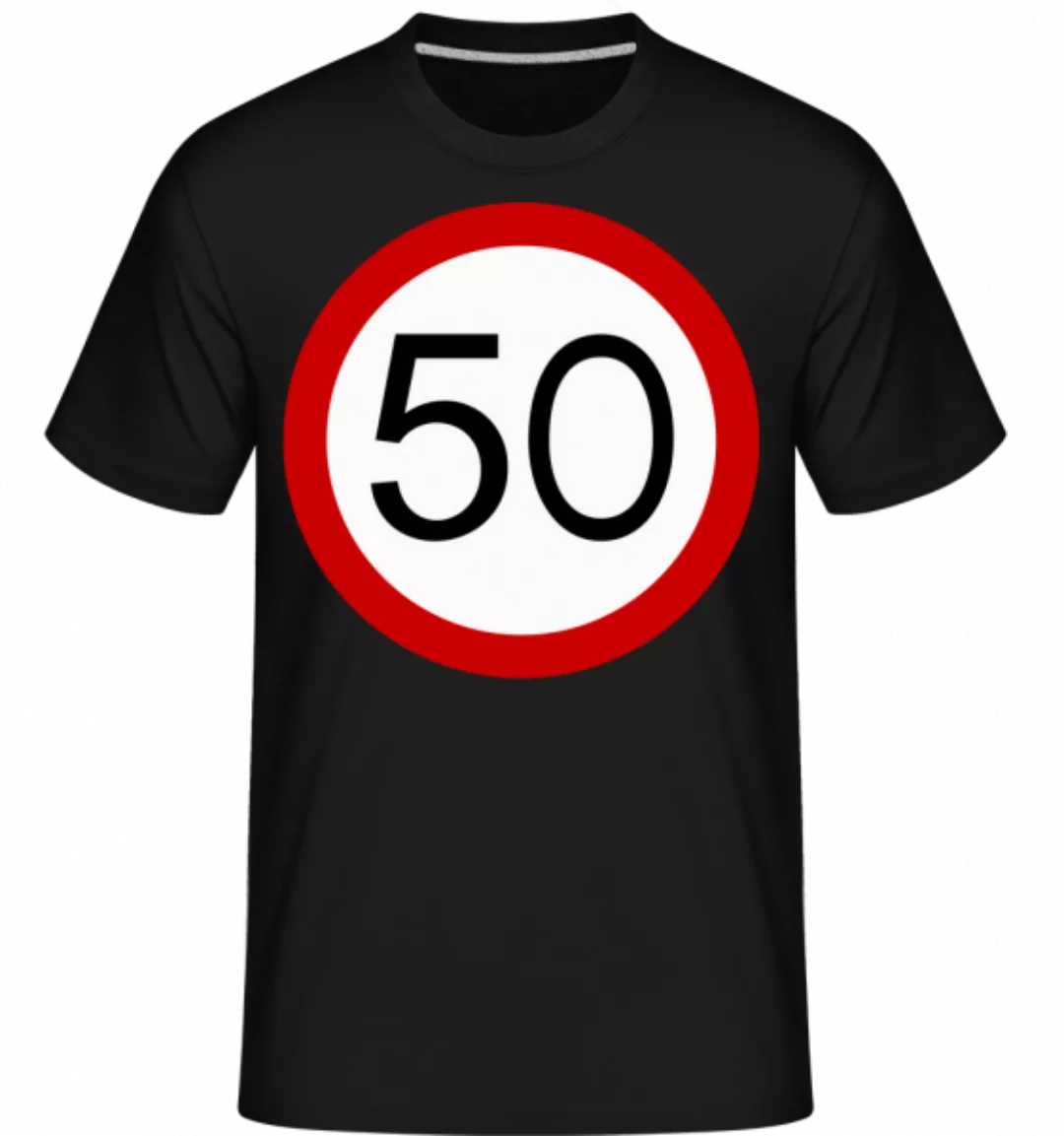 Verkehrsschild 50 · Shirtinator Männer T-Shirt günstig online kaufen