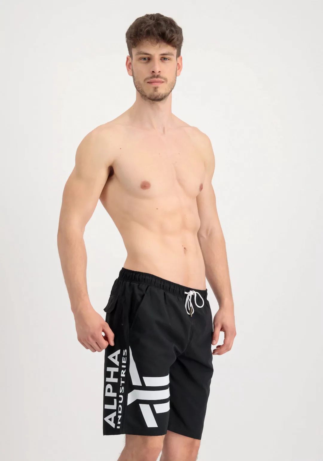 Alpha Industries Shorts "Alpha Industries Men - Beachwear Side Print Board günstig online kaufen