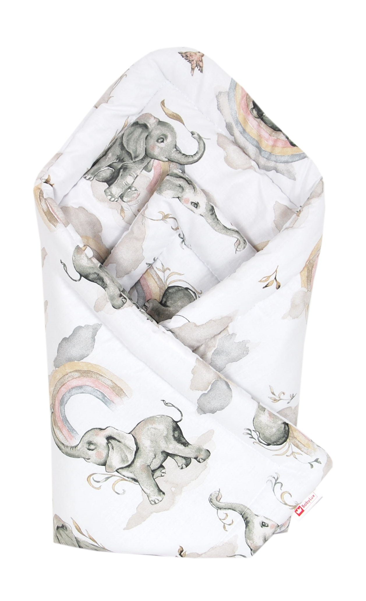 Babydecke BABYLUX Einschlagdecke BABYHÖRNCHEN 75x75cm Neugeborene, günstig online kaufen